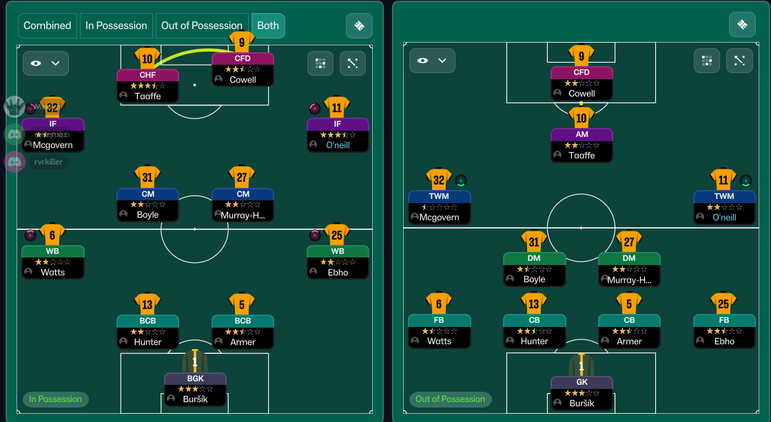 4-2-3-1 tactic screenshot