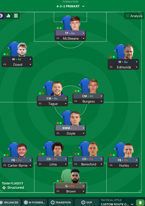 4-3-3 tactic screenshot
