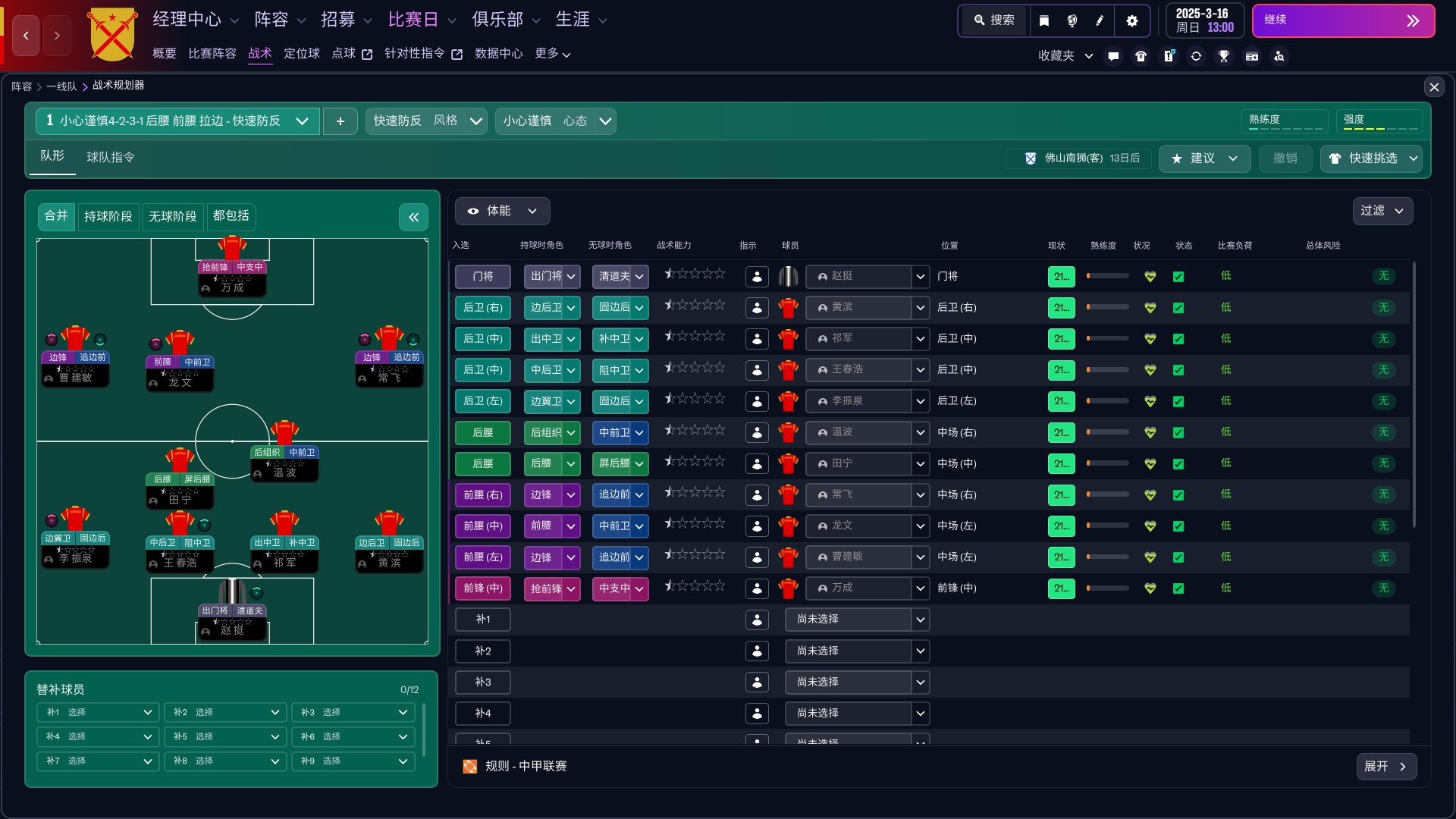 4-2-3-1 tactic screenshot