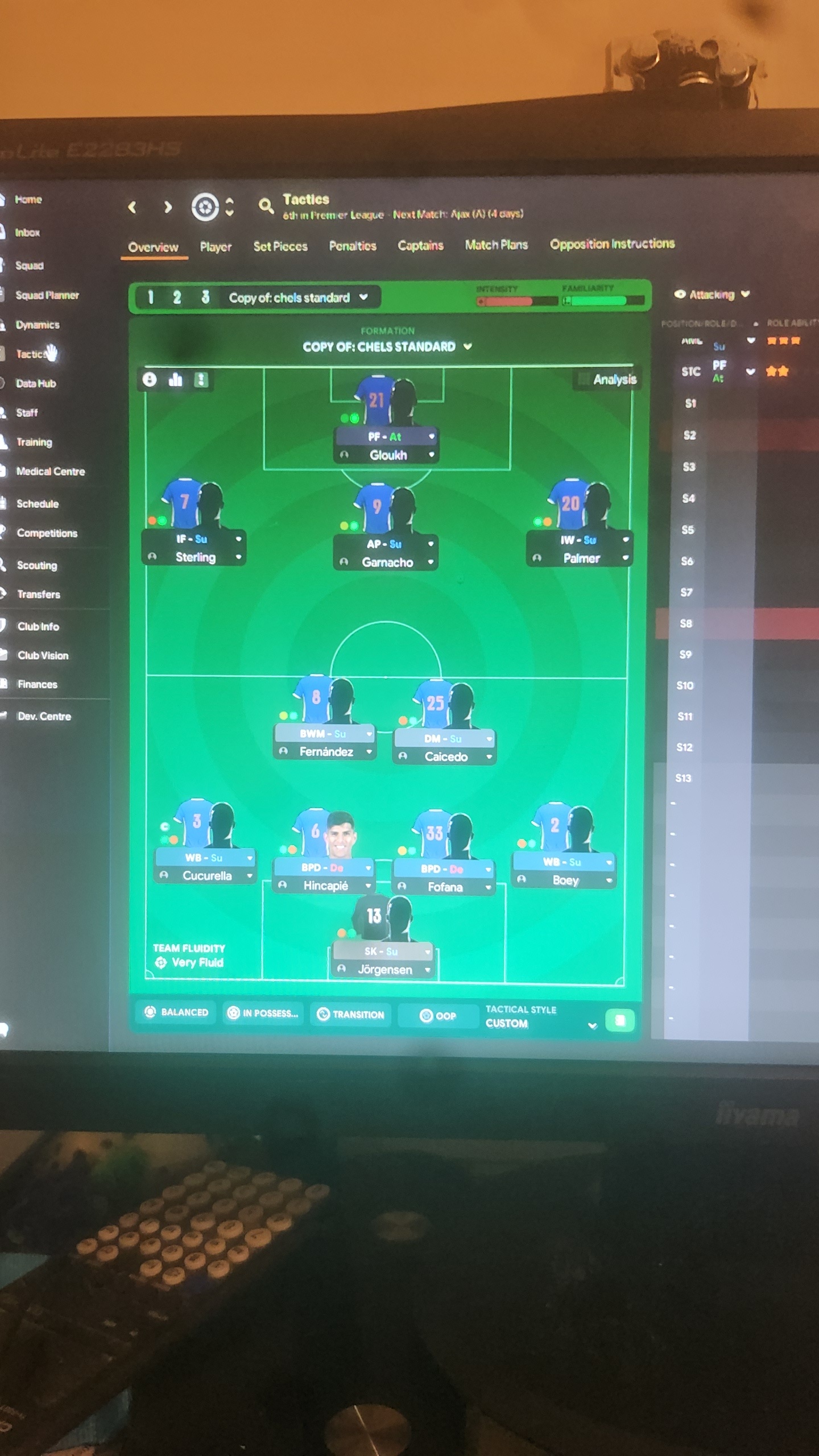 4-2-3-1 tactic screenshot