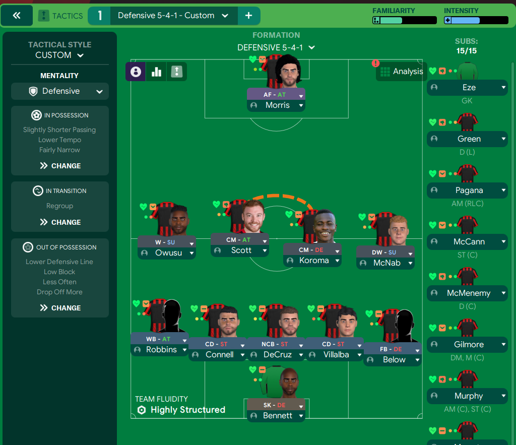5-4-1 tactic screenshot