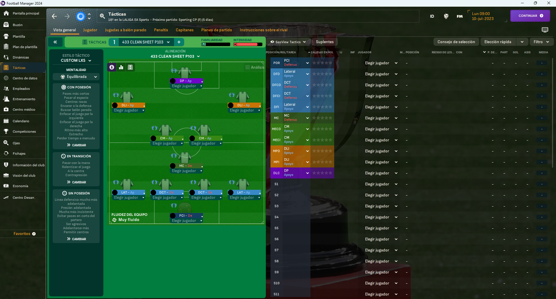 4-3-3 tactic