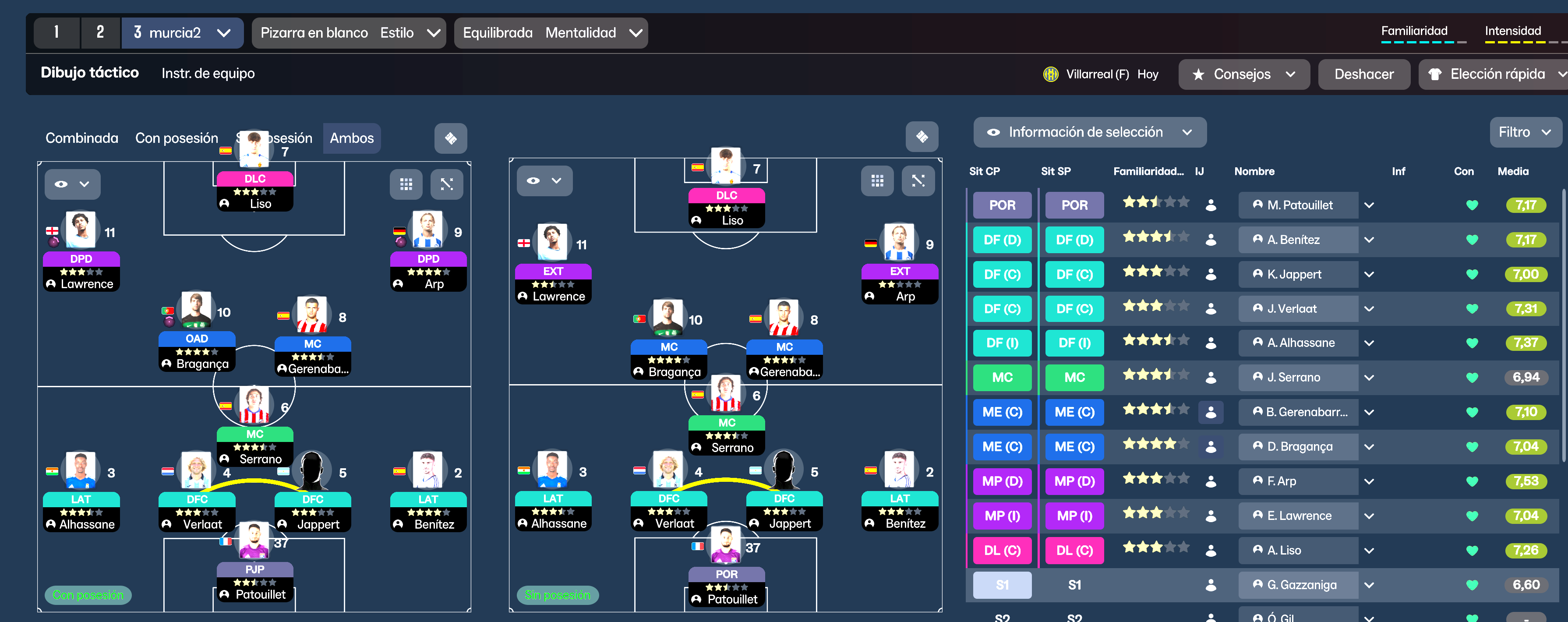 4-2-3-1 tactic screenshot