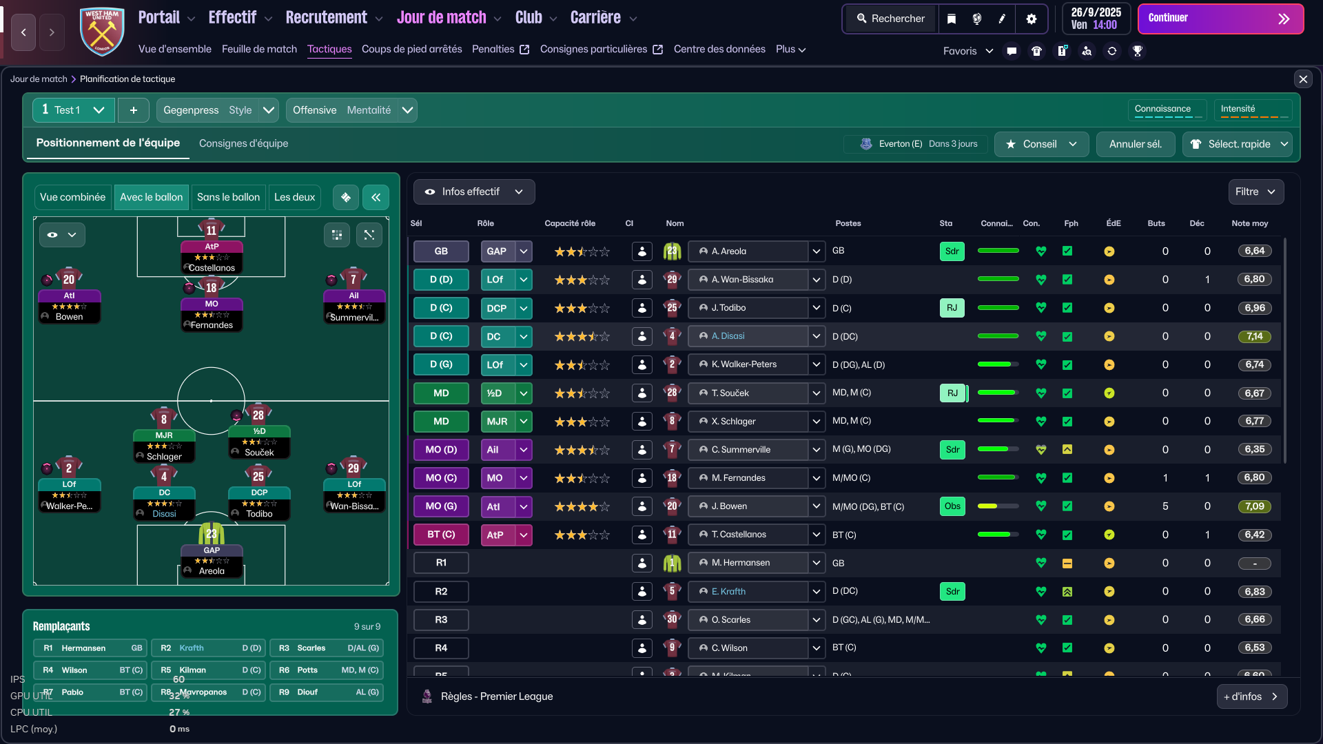 4-2-3-1 Wide tactic screenshot