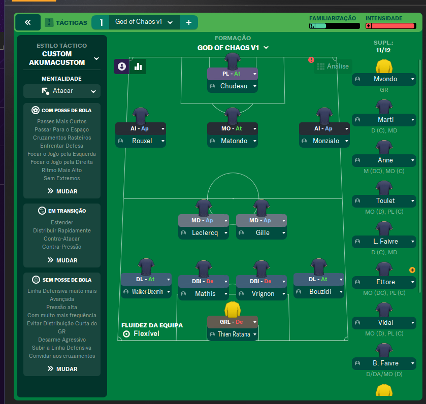 4-2-3-1 Wide tactic screenshot