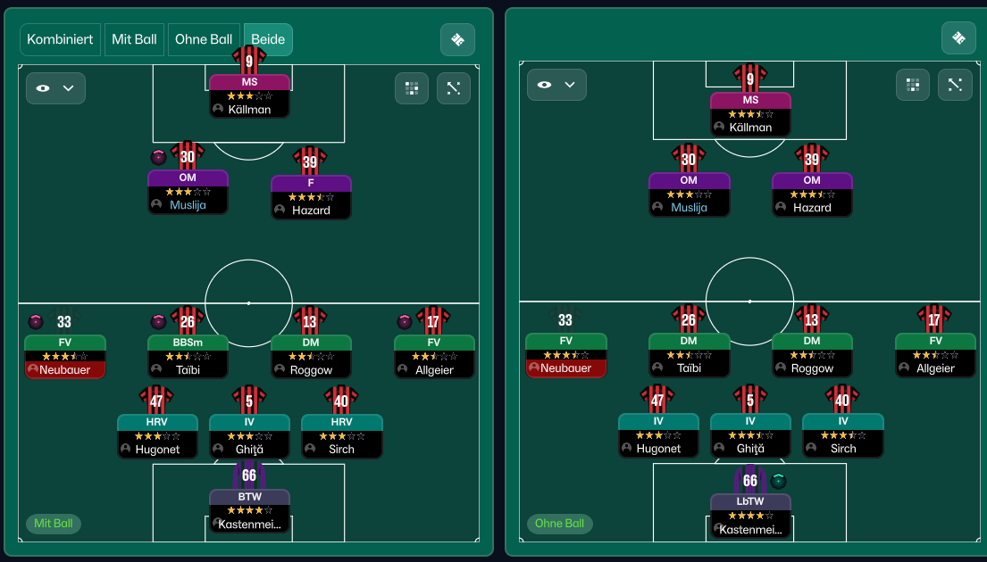 4-2-3-1 Wide tactic screenshot