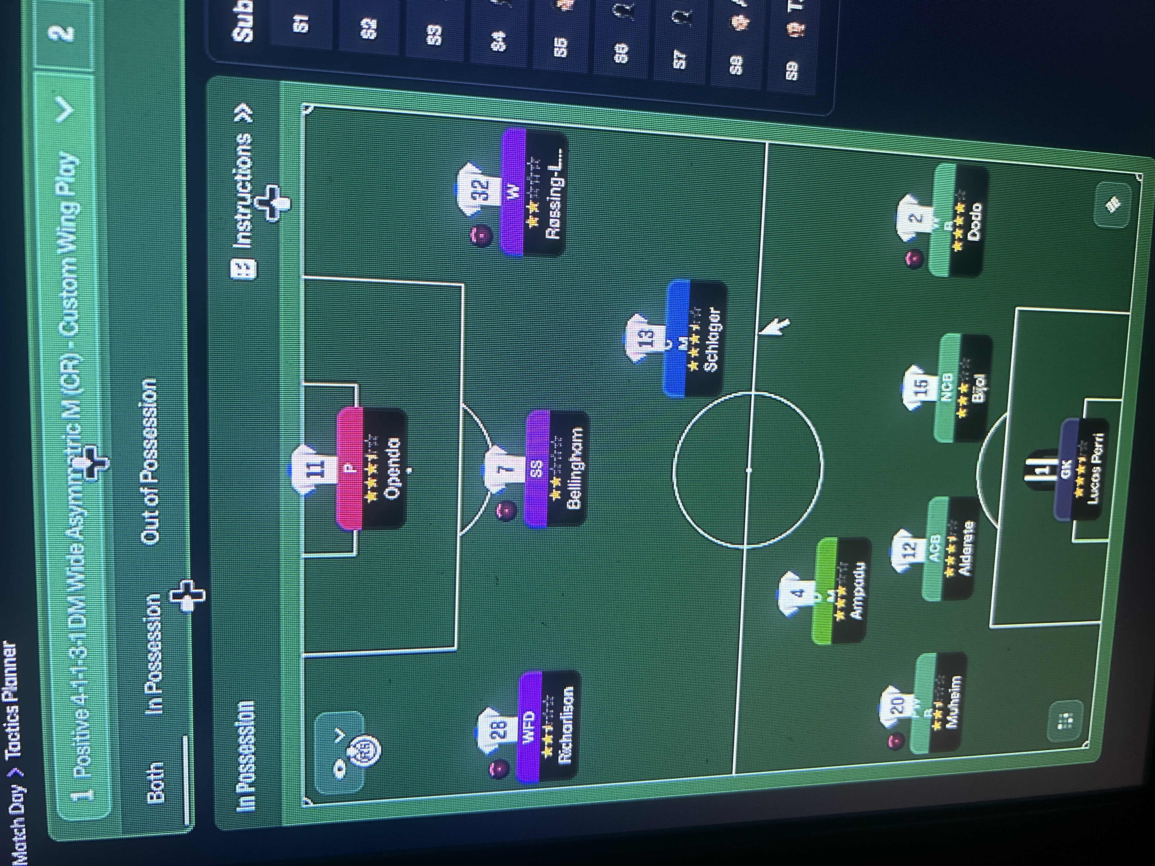 4-1-1-3-1 tactic