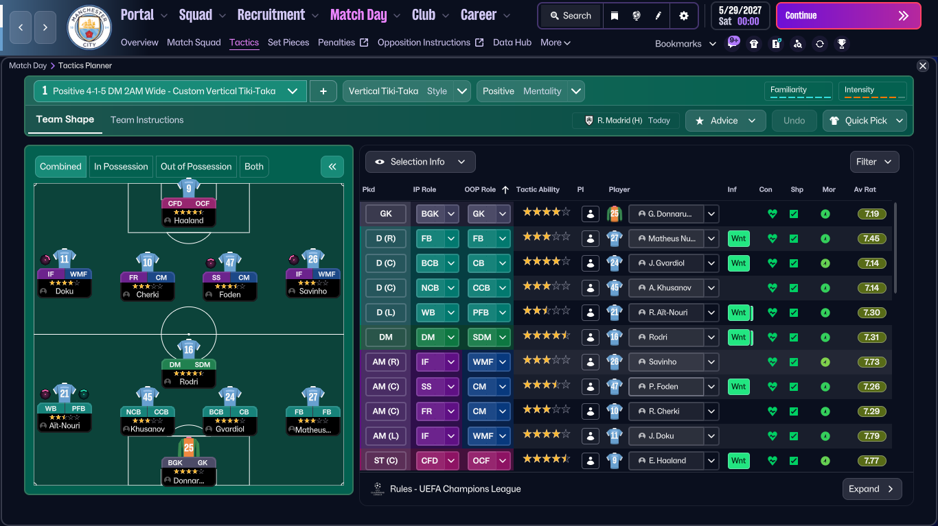4-1-5 DM 2AM Wide tactic