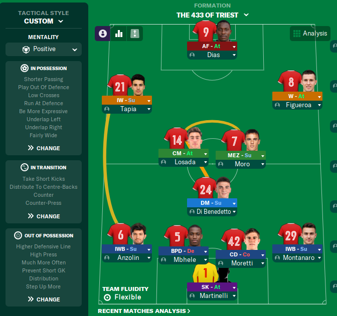 4-3-3 tactic screenshot