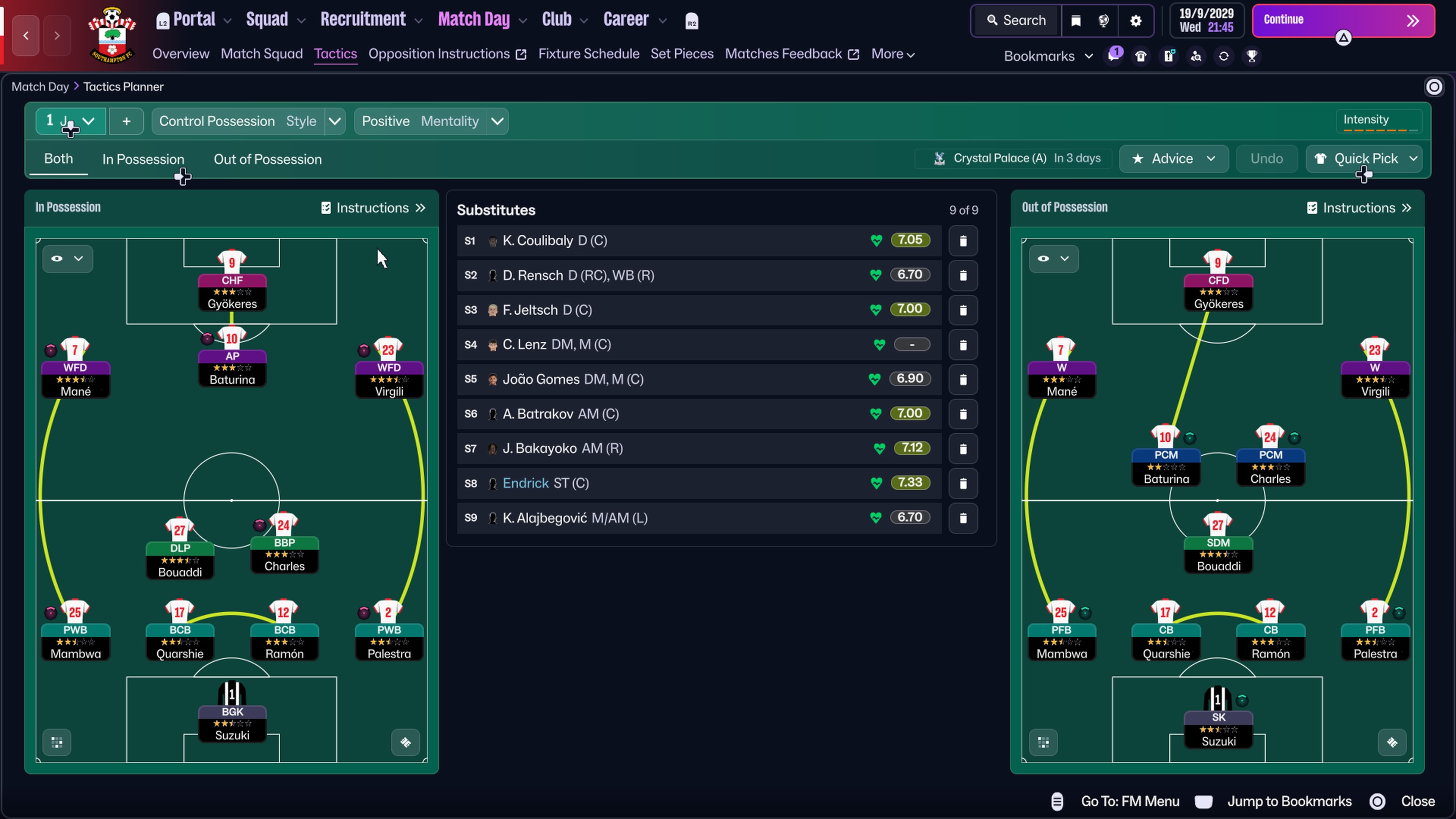4-2-3-1 tactic screenshot