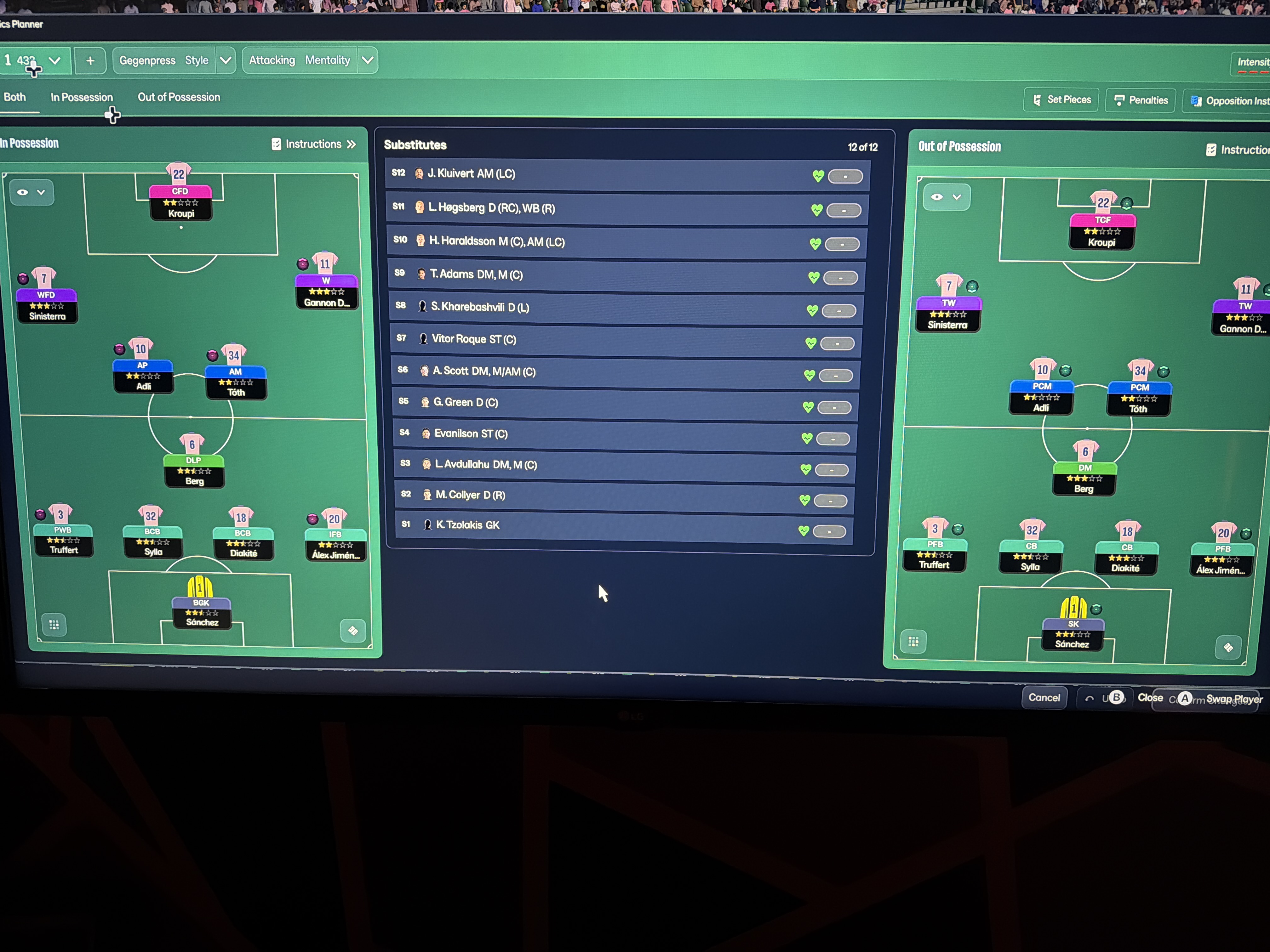 4-2-3-1 tactic screenshot