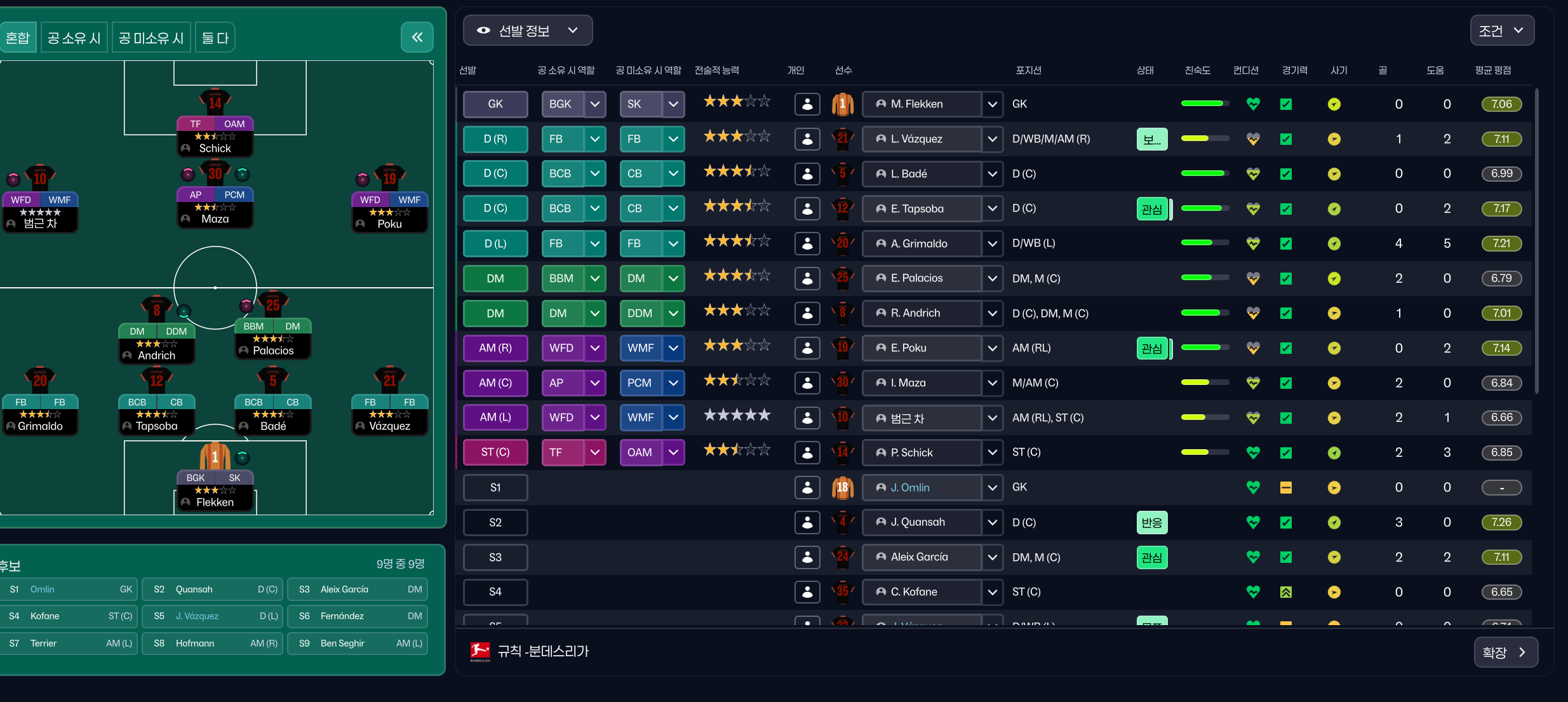 4-2-3-1 tactic screenshot