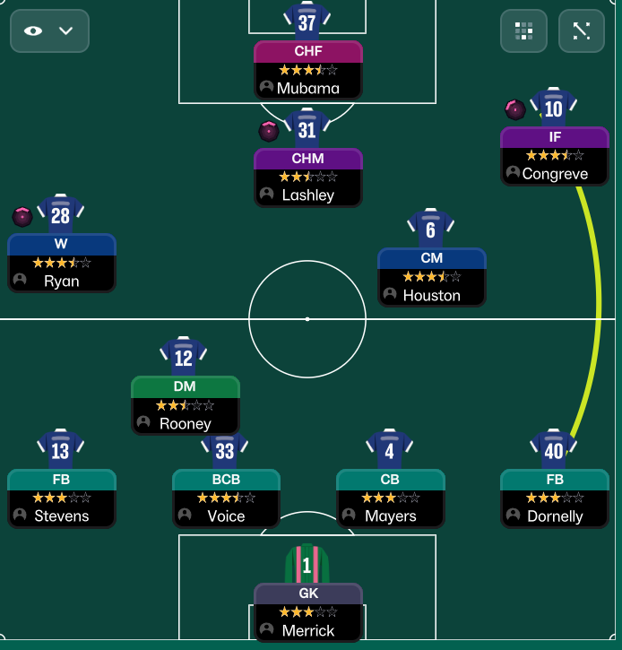 4-2-3-1 Wide tactic screenshot