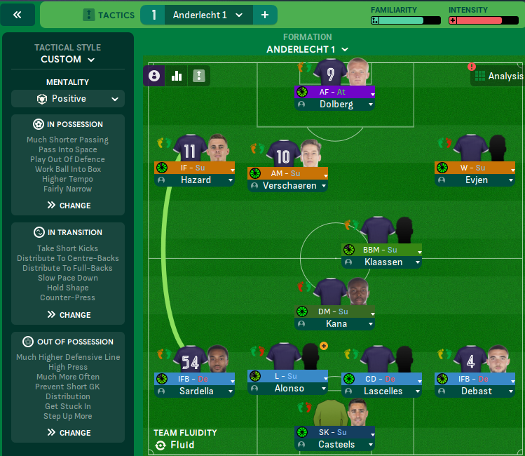4-2-3-1 tactic screenshot