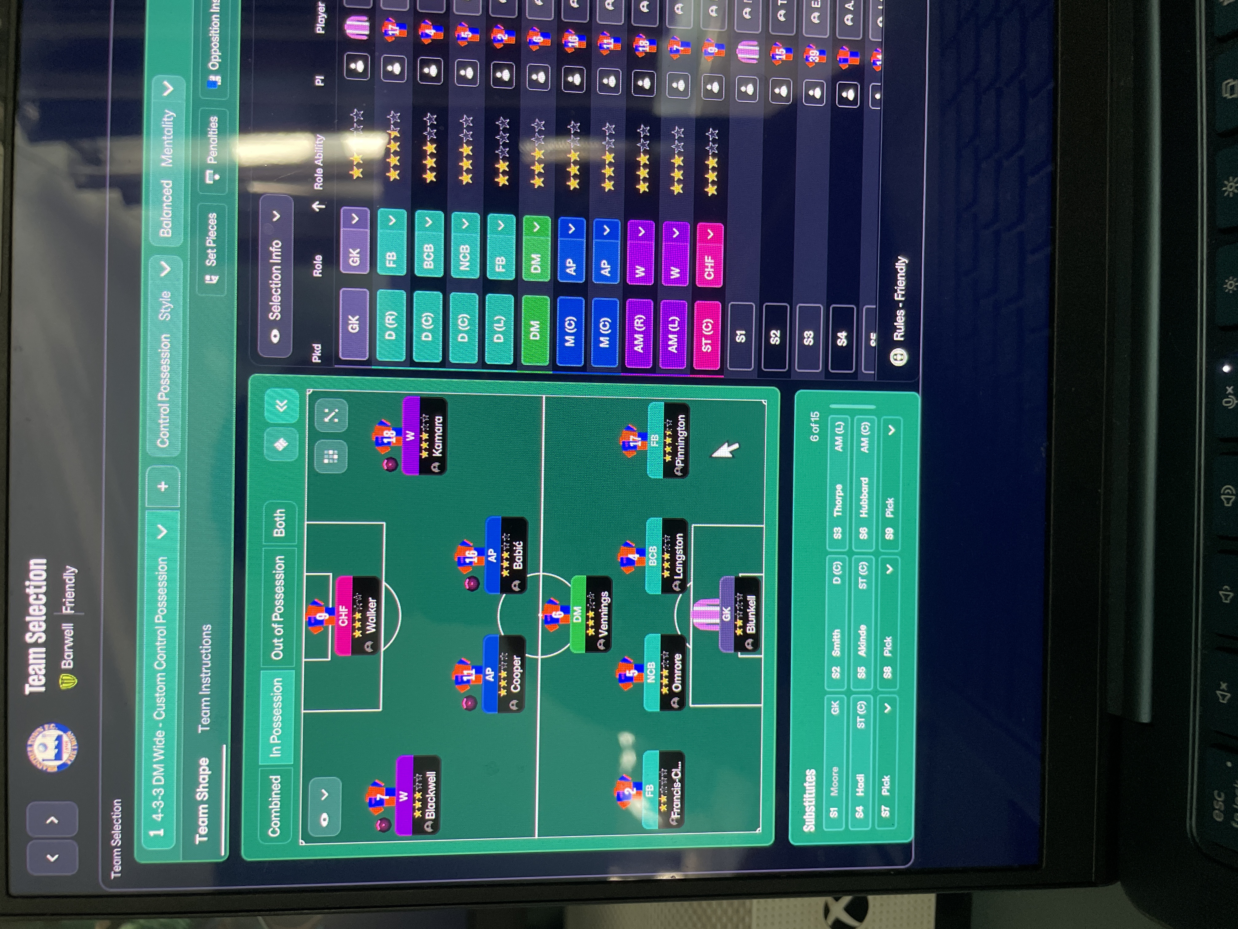 4-3-3 DM Wide tactic