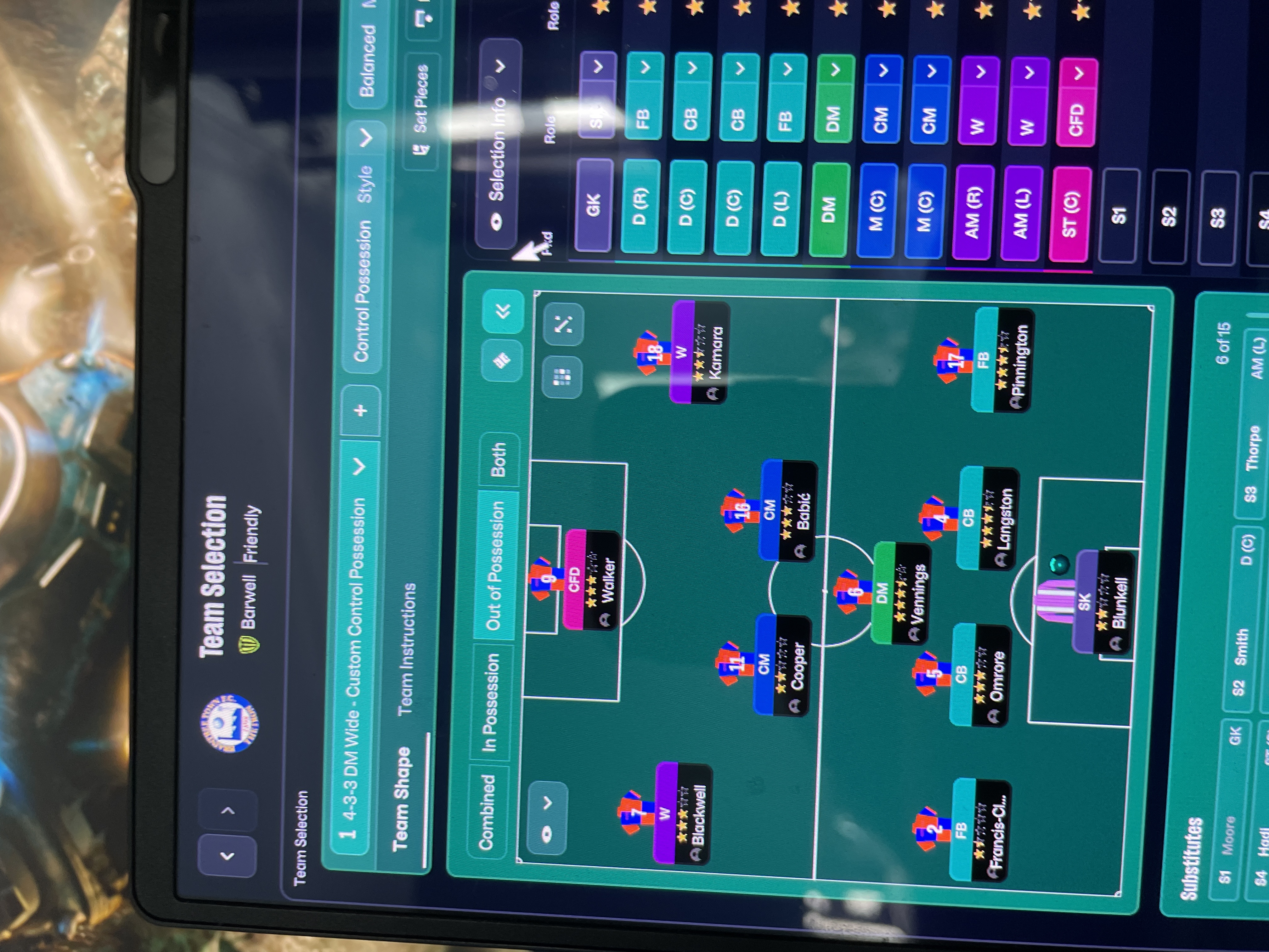 4-3-3 DM Wide tactic