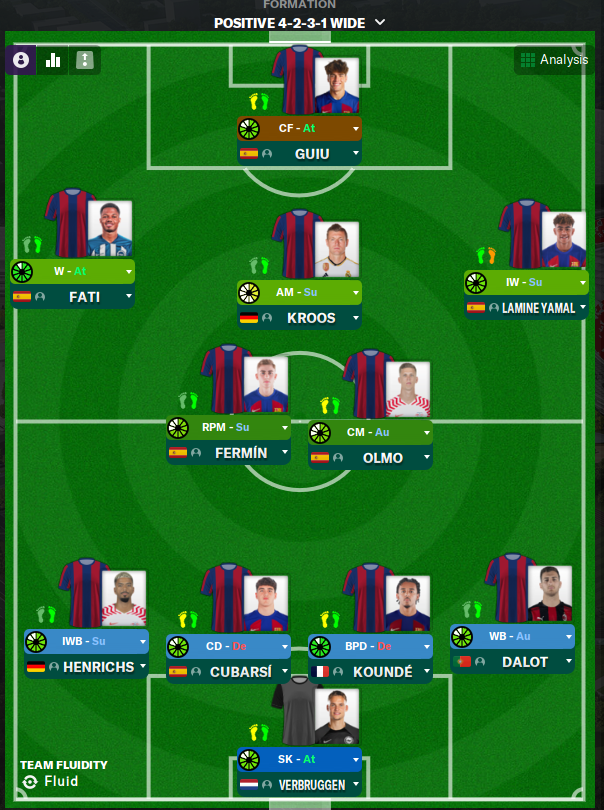 4-2-3-1 Wide tactic screenshot