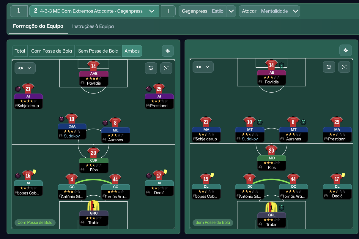 4-3-3 tactic screenshot