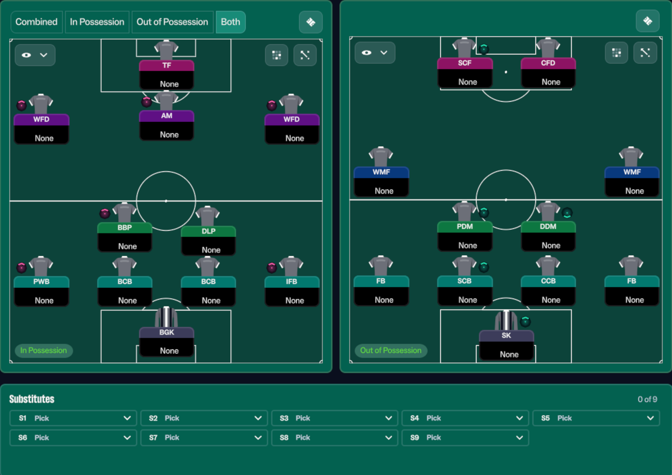 4-3-1-2 tactic