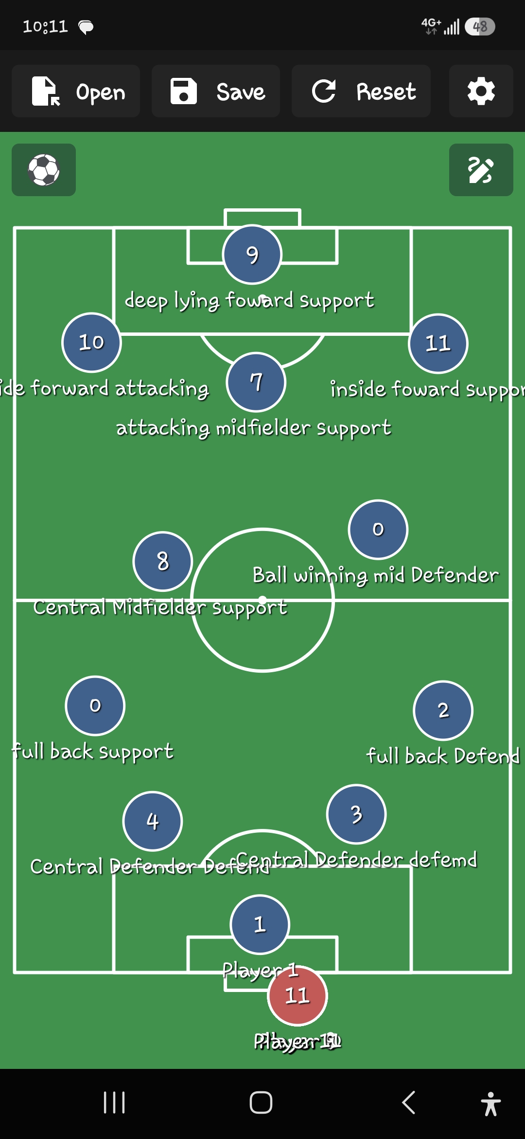 4-2-3-1 tactic screenshot