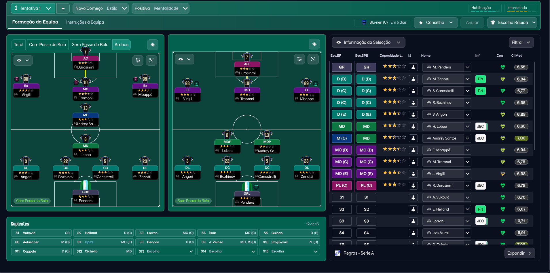 4-3-3 tactic