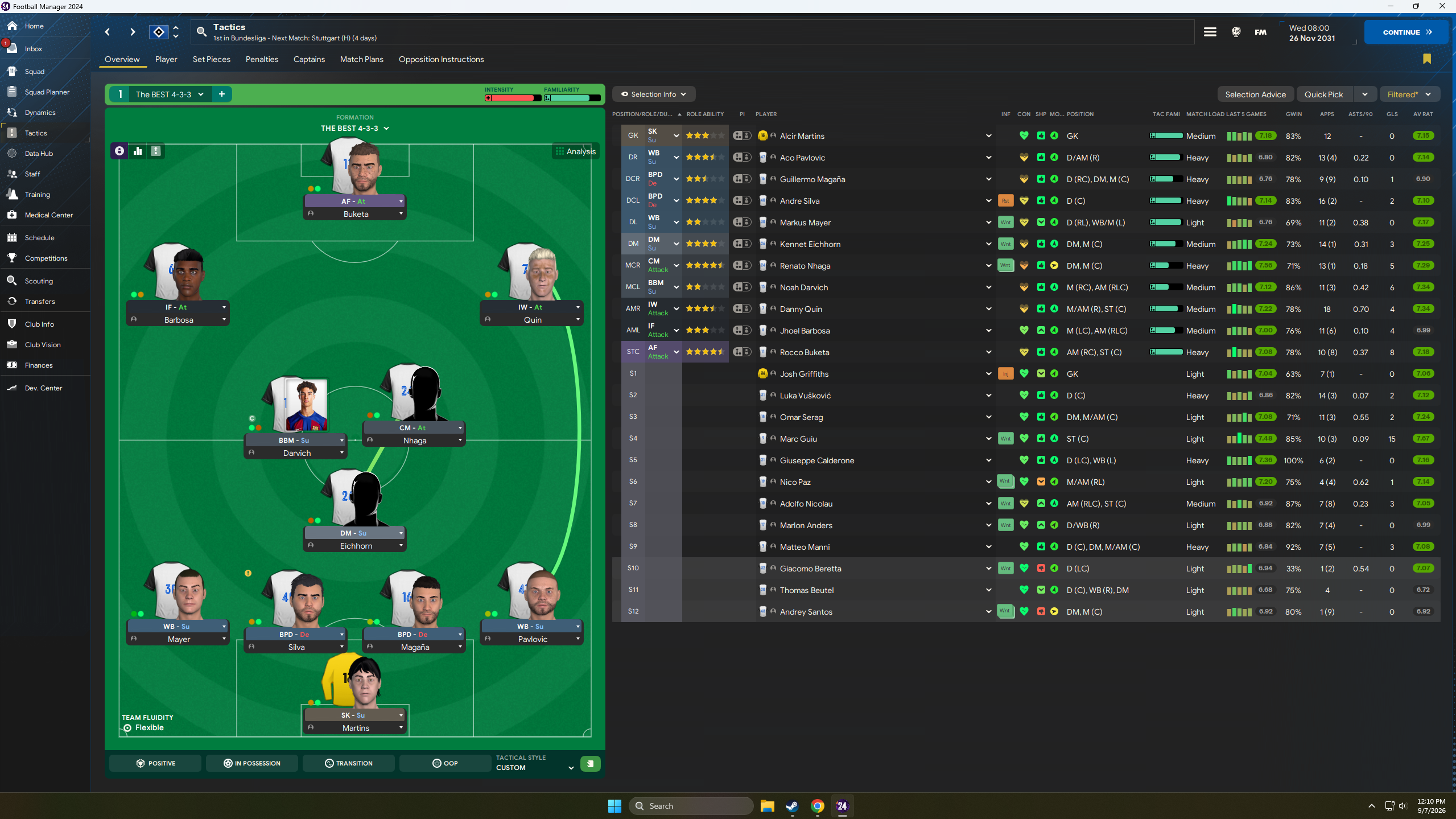 4-3-3 tactic