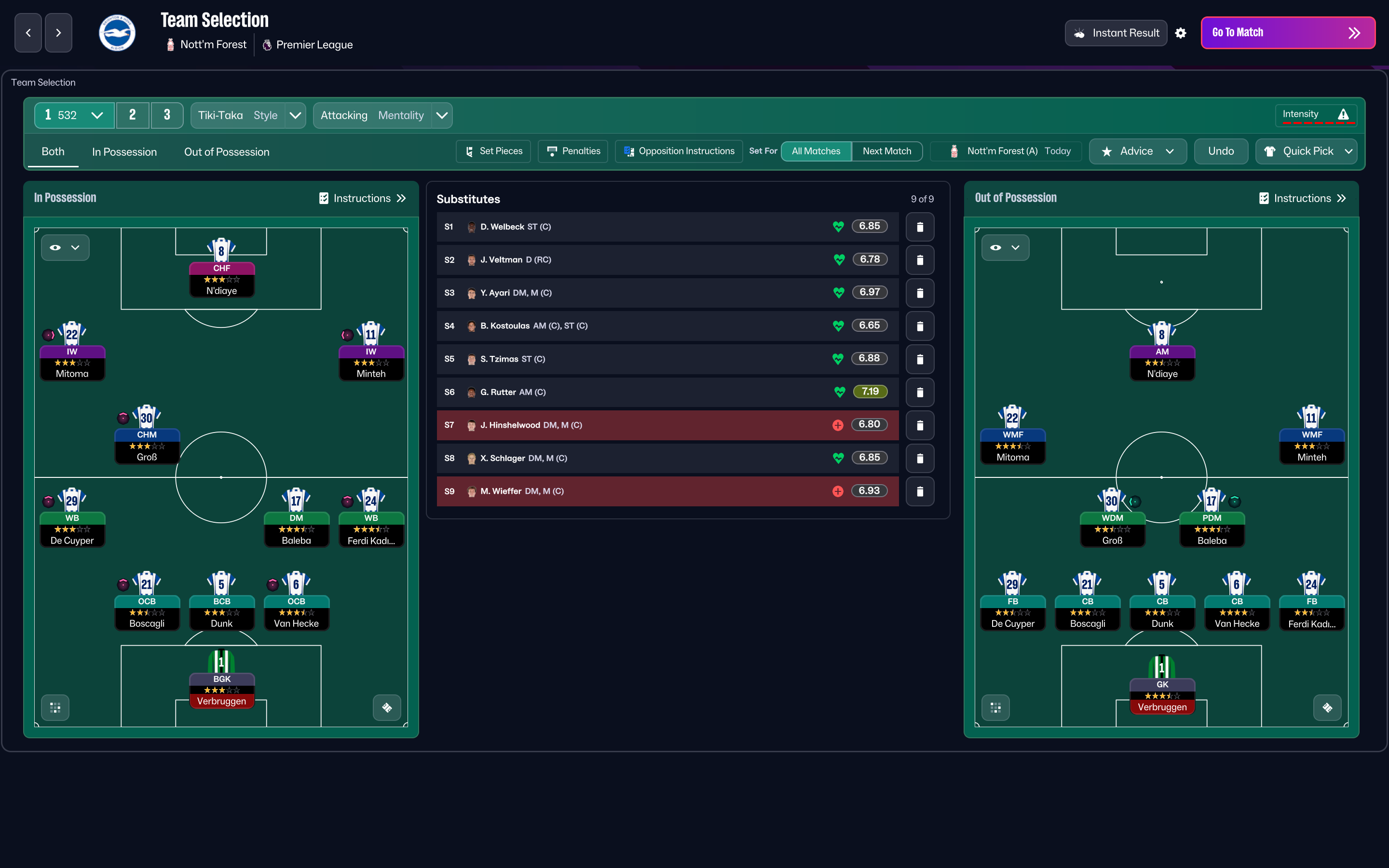 5-3-2 tactic screenshot