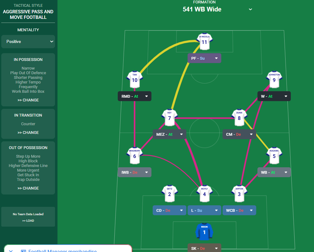 541 WB Wide tactic screenshot