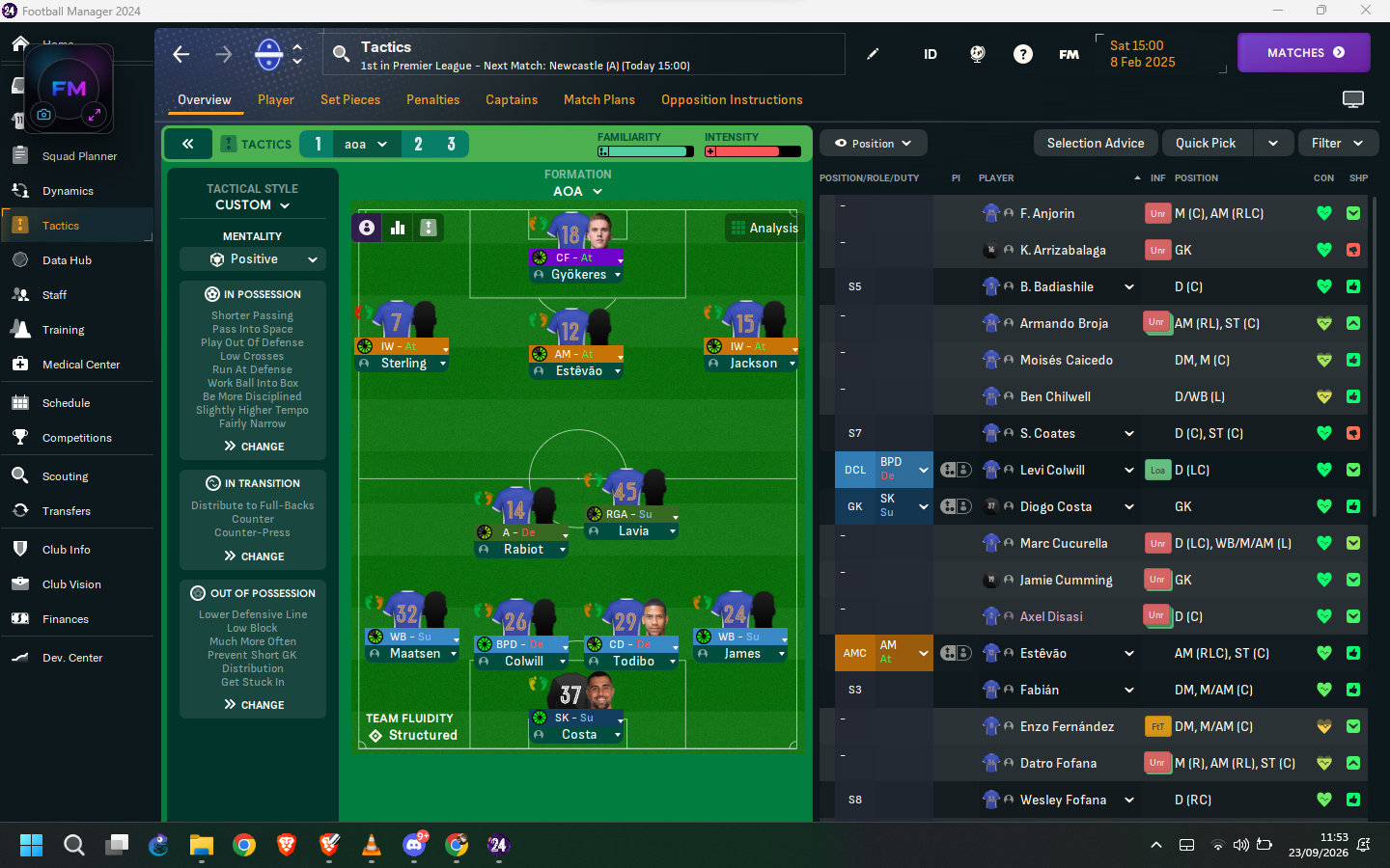 3-4-3 tactic