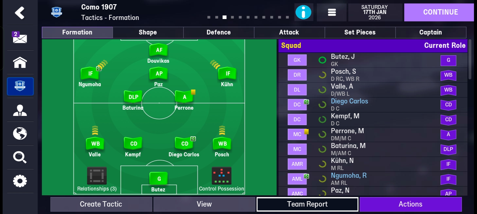 4-2-3-1 tactic