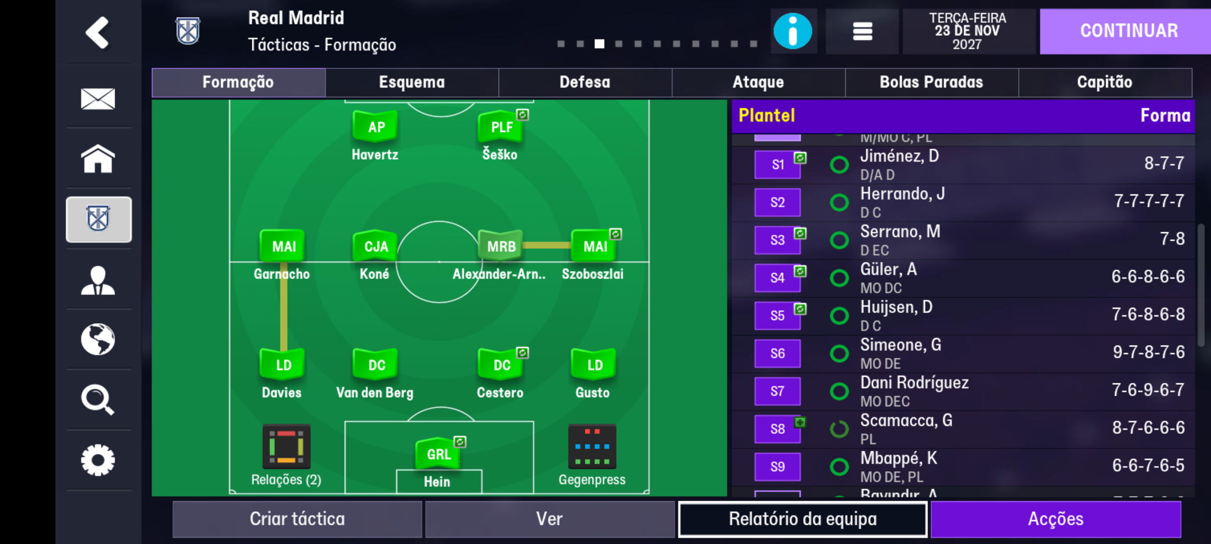 4-2-3-1 Wide tactic