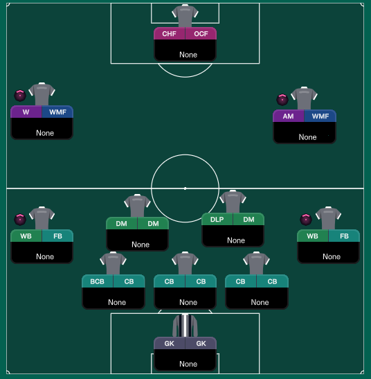 4-2-3-1 Wide tactic screenshot