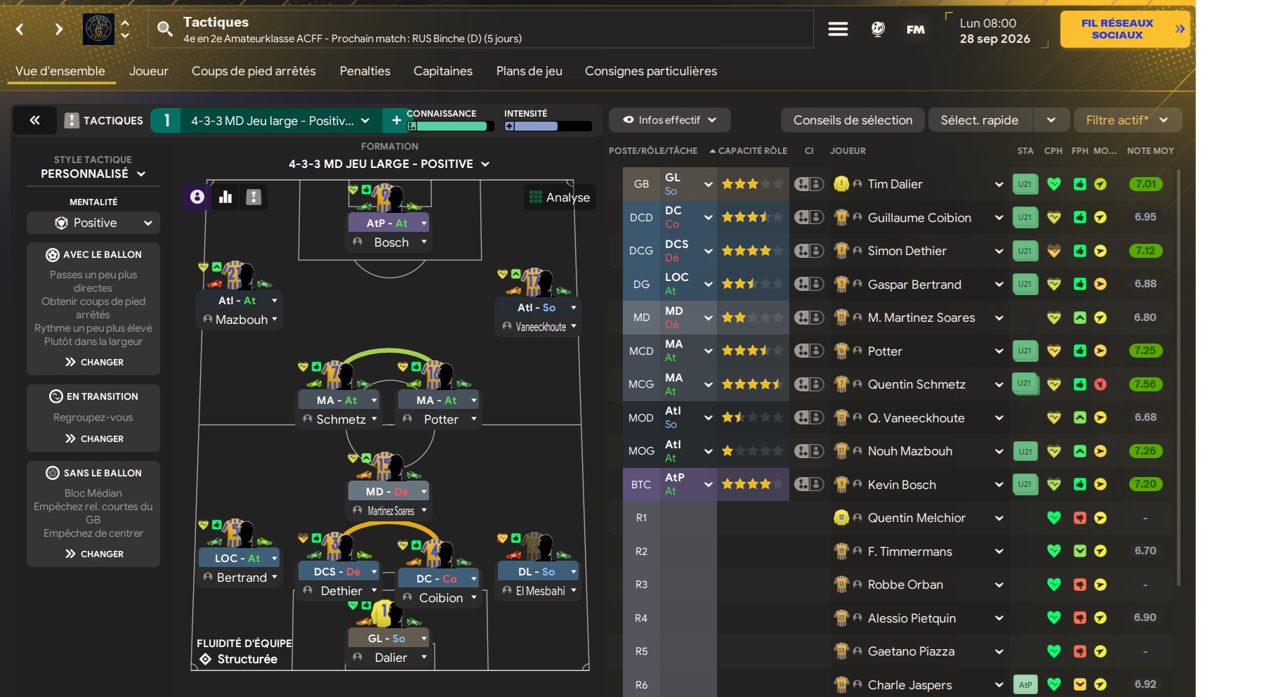 4-3-3 tactic