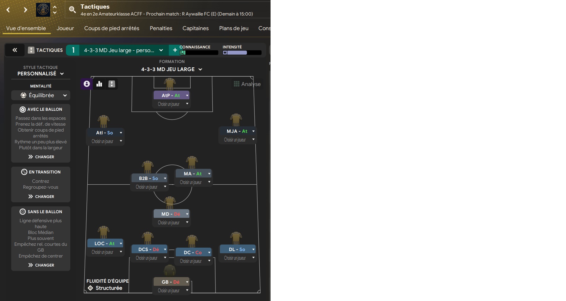 4-3-3 MD large tactic