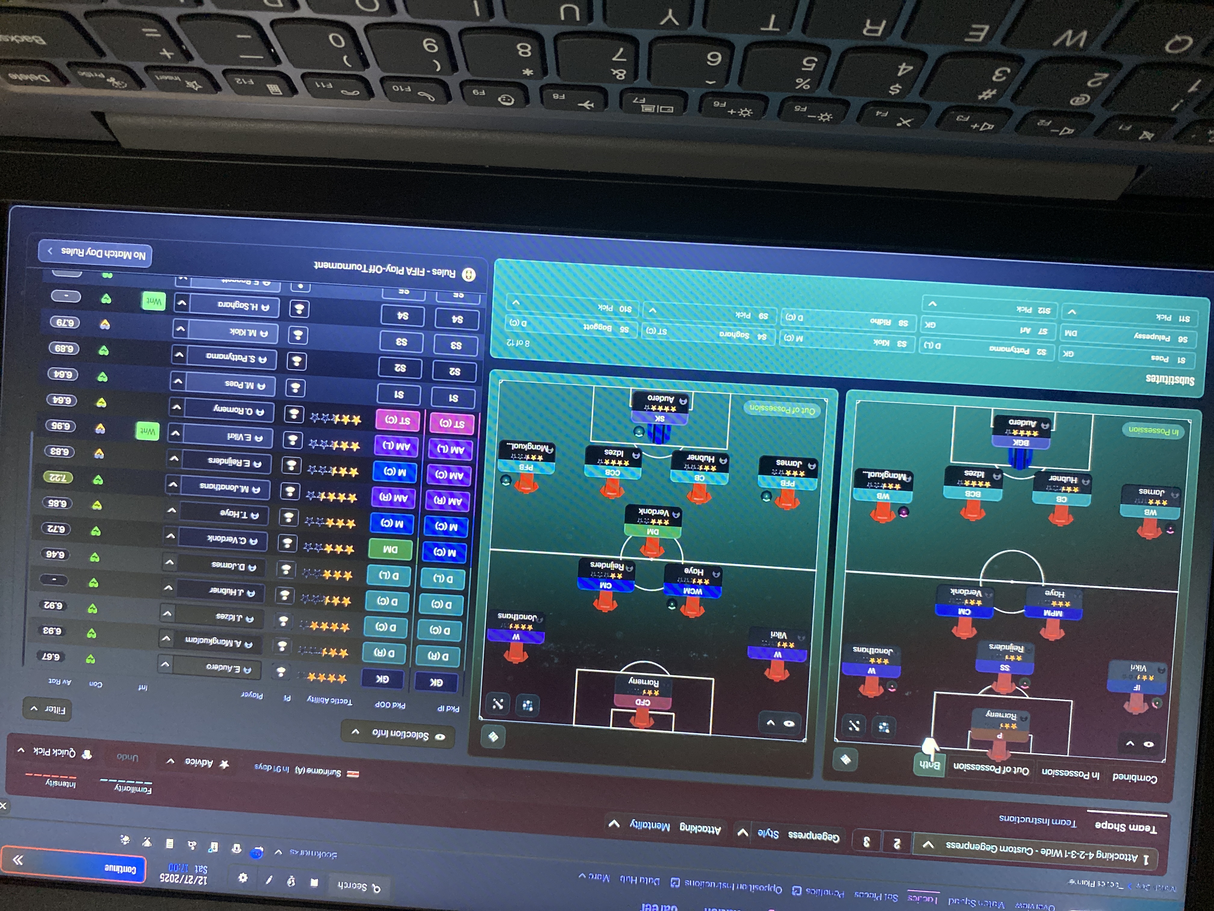 4-2-3-1 Wide tactic