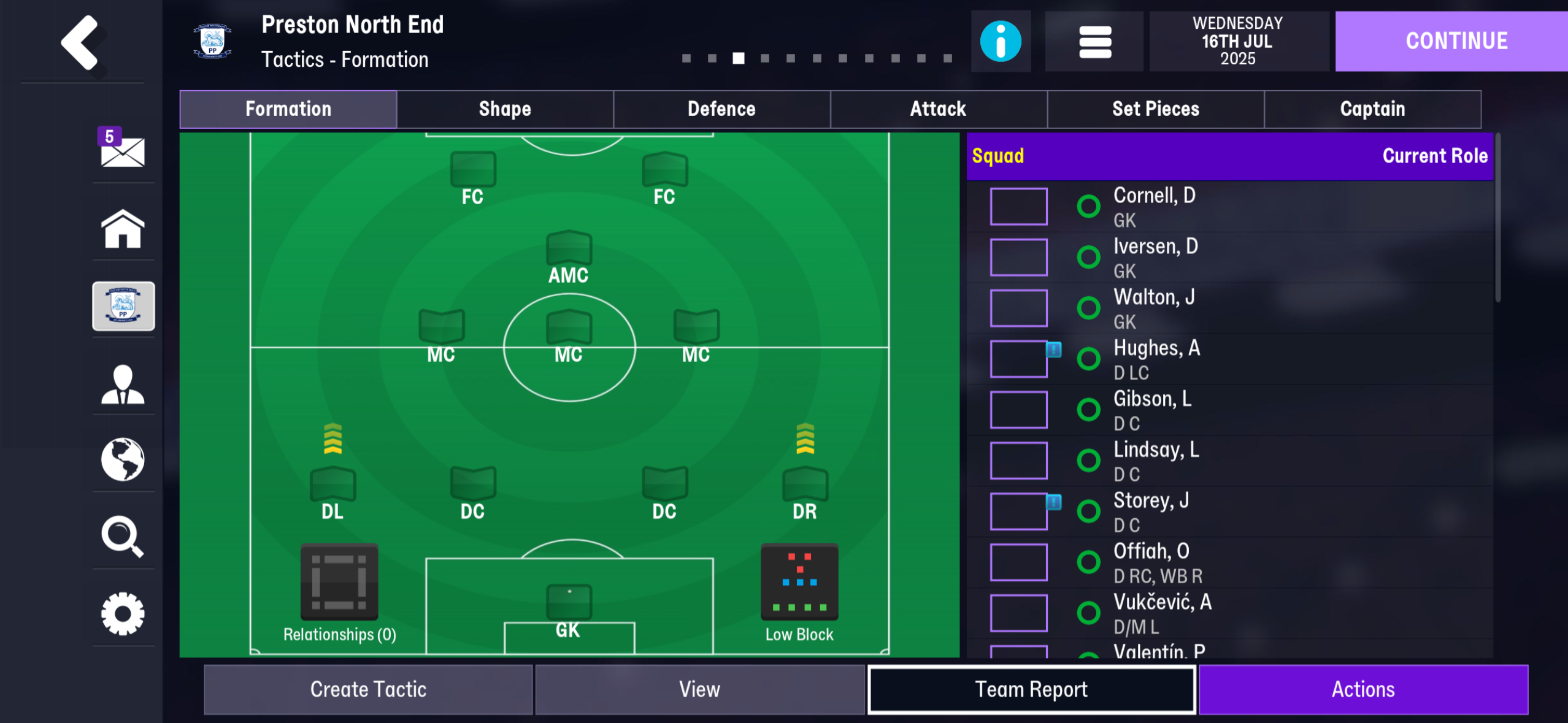 4-3-1-2 tactic