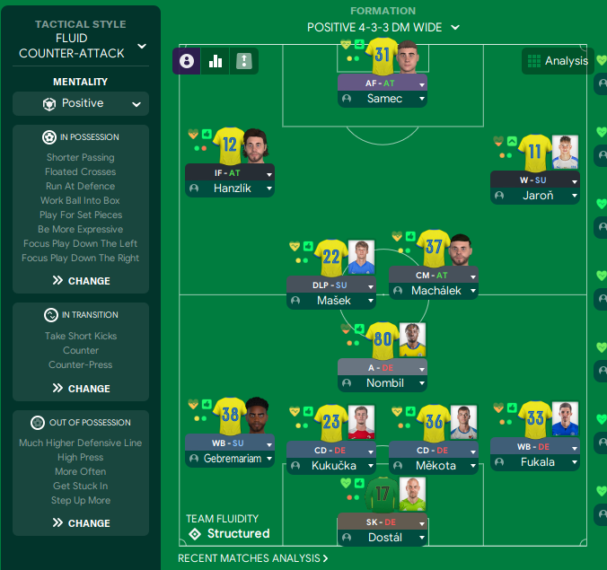 4-3-3 DM Wide tactic