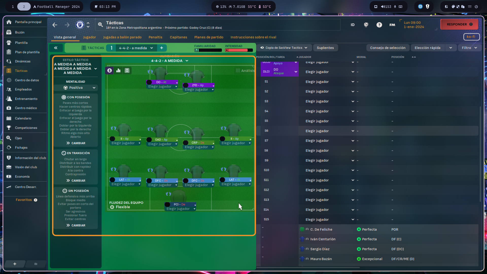 4-4-2 tactic