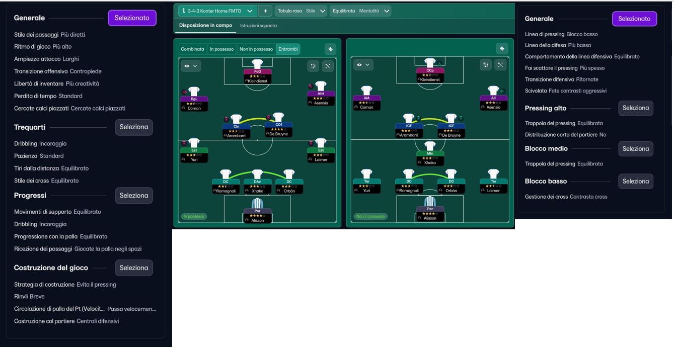 3-4-3 tactic