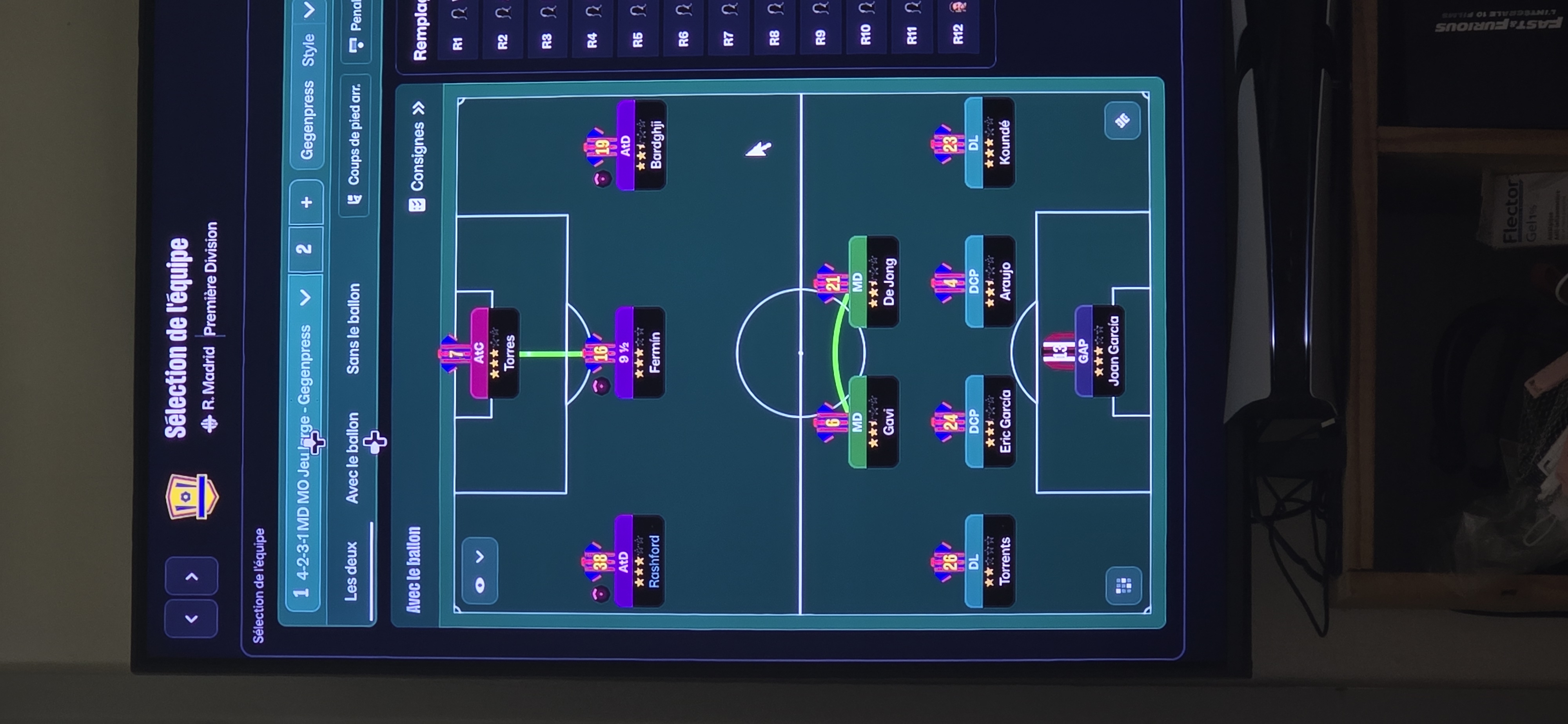 4-2-3-1 tactic screenshot