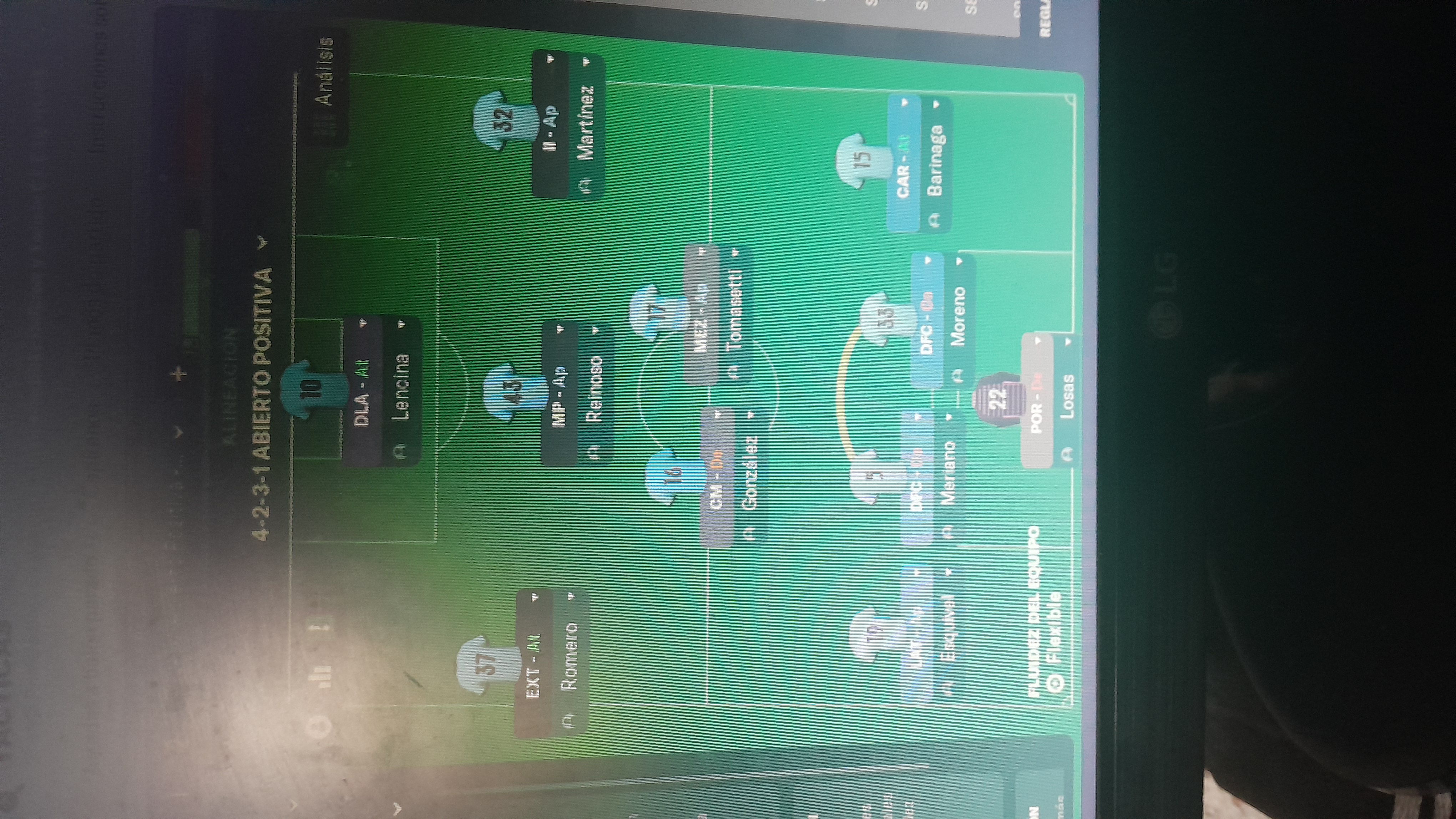 4-2-3-1 tactic