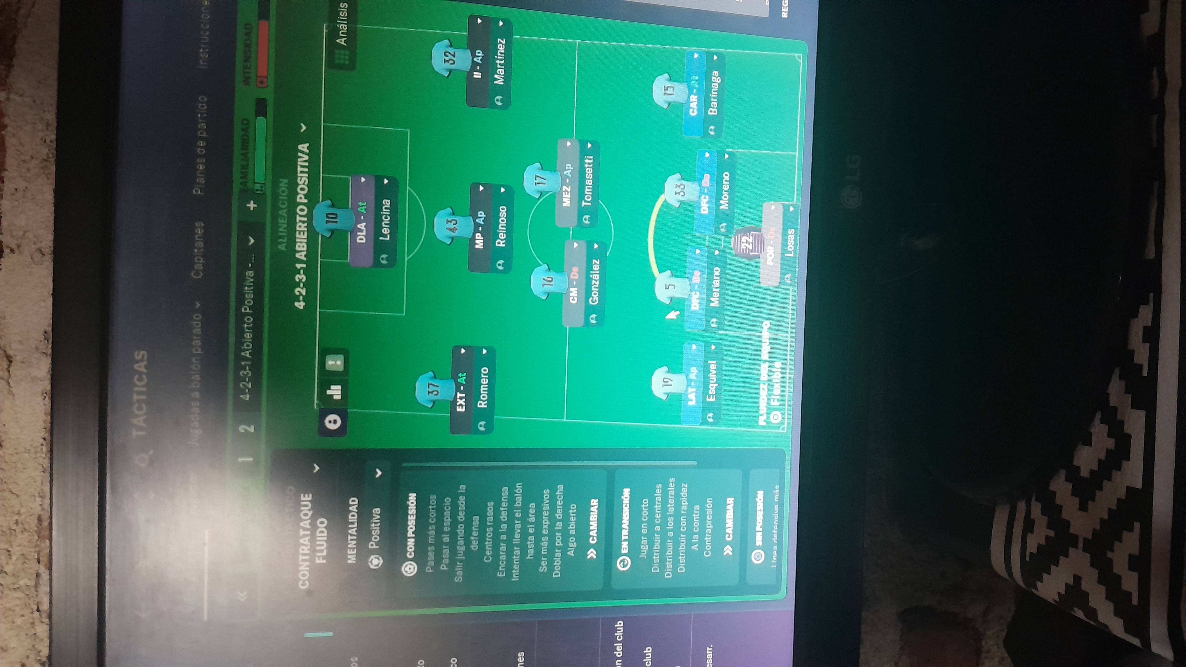 4-2-3-1 tactic