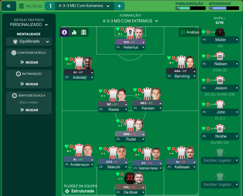 4-3-3 MD Com Extremos tactic