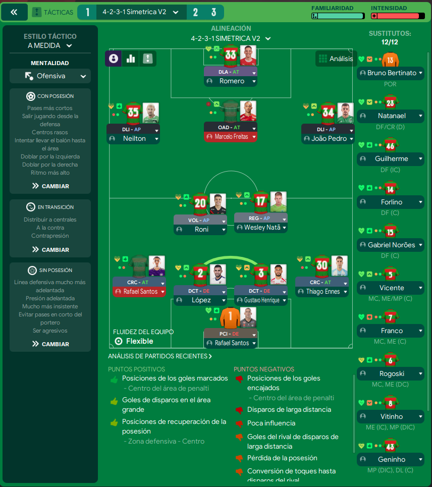 4-2-3-1 tactic screenshot