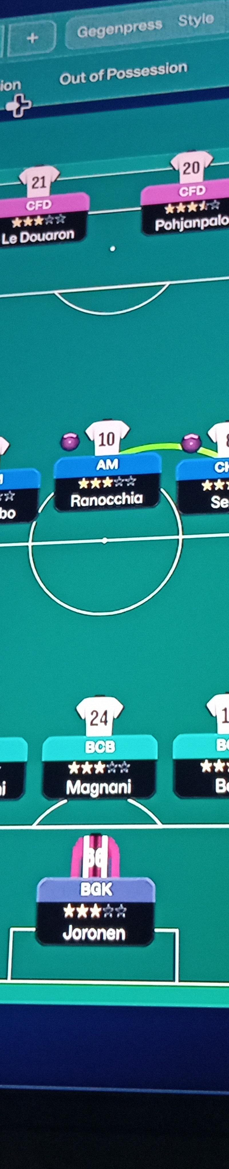 4-2-3-1 tactic screenshot